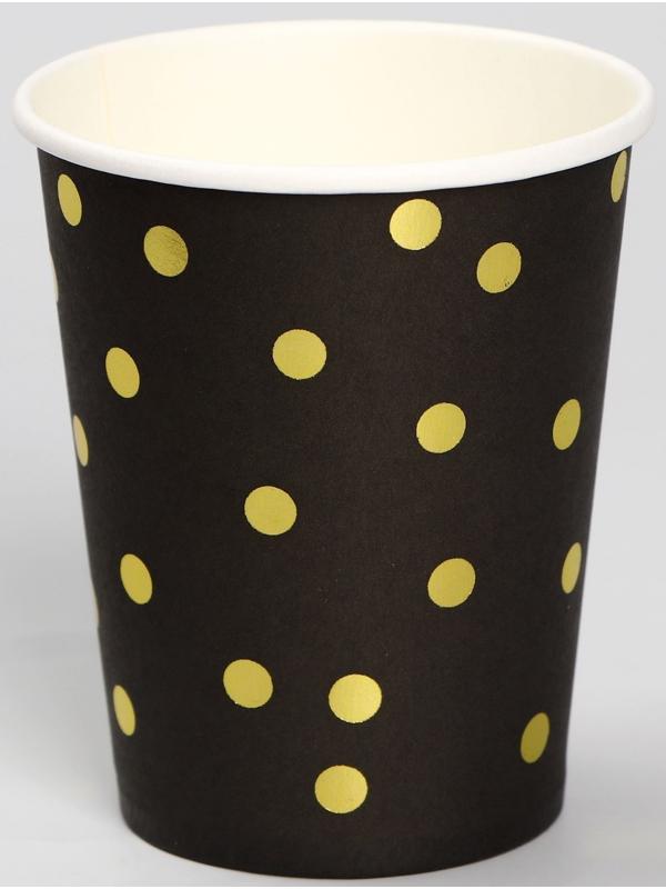 Стакан бумажный «Конфетти», набор, 6 шт