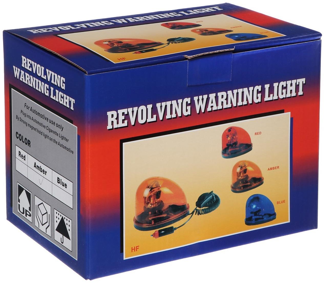 Маяк сигнальный TOPAUTO с магнитом, лампа 24 В, 10 Вт, форма капля с выключателем