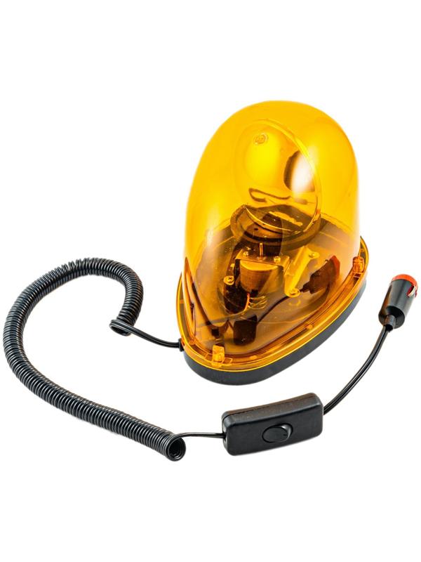 Маяк сигнальный TOPAUTO с магнитом, лампа 12 В, 10 Вт, форма капля с выключателем