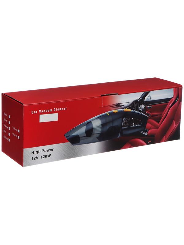 Пылесос автомобильный, 5 насадок, 140 Вт, 12 В, черный