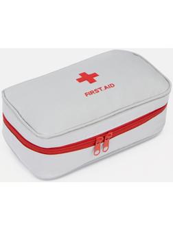 Косметичка на молнии, цвет белый