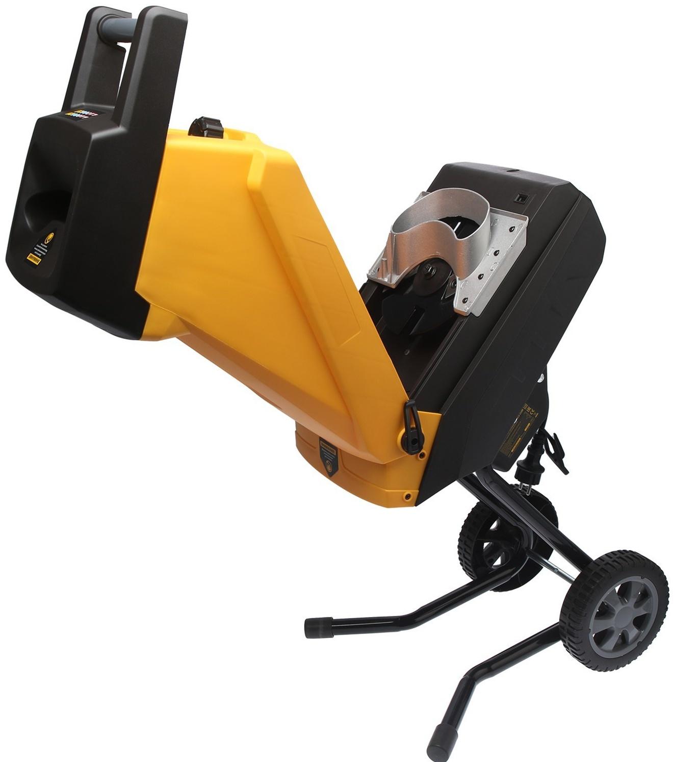 Измельчитель садовый электрический Denzel ECS-2500, 2500 Вт, max d=45 мм