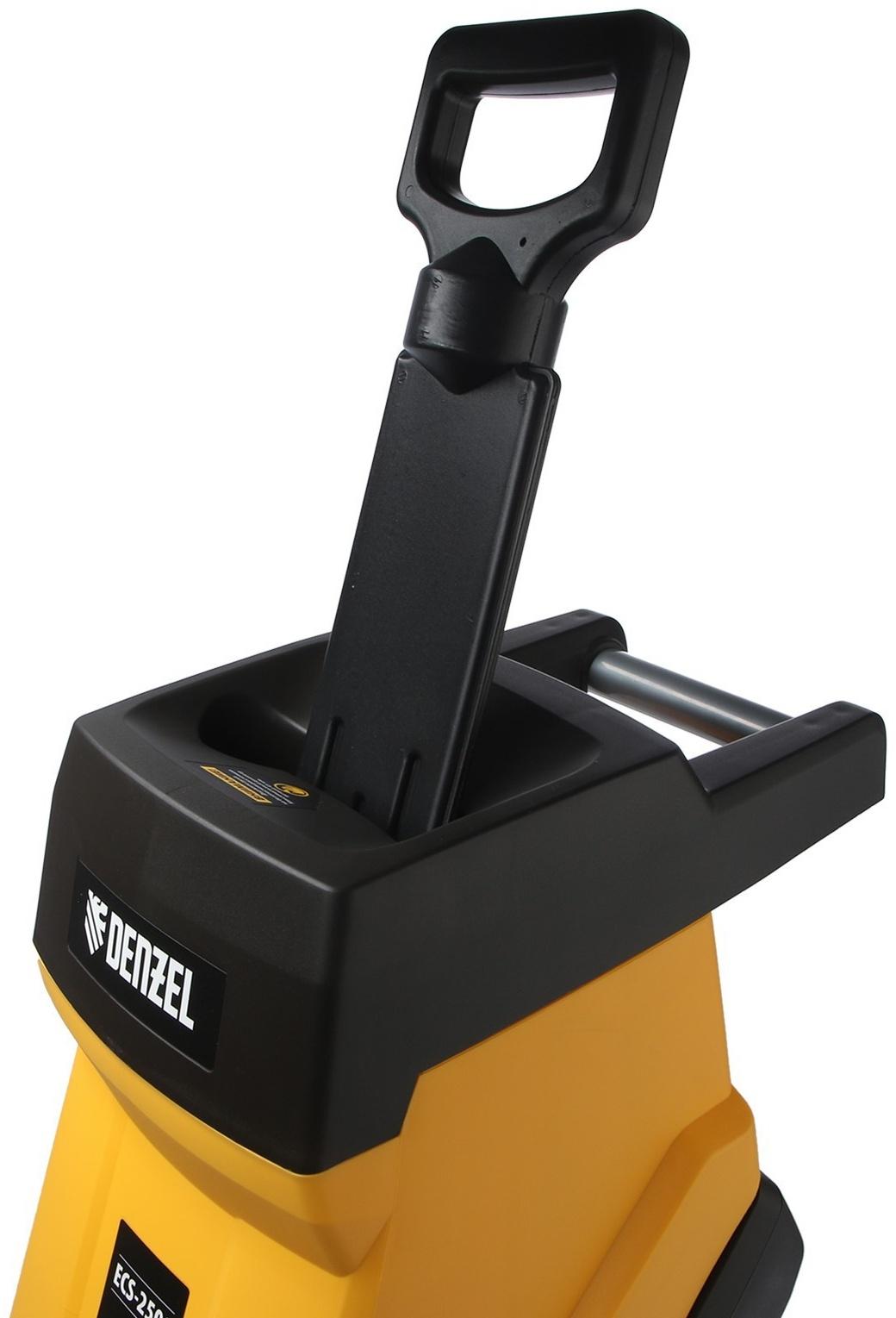 Измельчитель садовый электрический Denzel ECS-2500, 2500 Вт, max d=45 мм