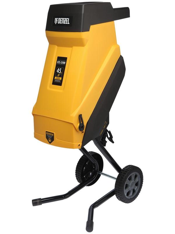 Измельчитель садовый электрический Denzel ECS-2500, 2500 Вт, max d=45 мм