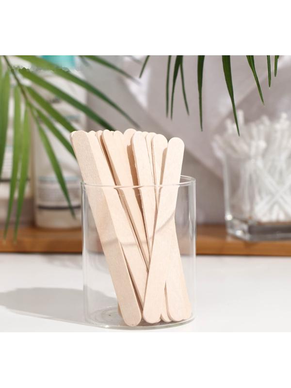 Шпатель деревянный косметический нестерильный BEAJOY 114*10*2, 100 шт