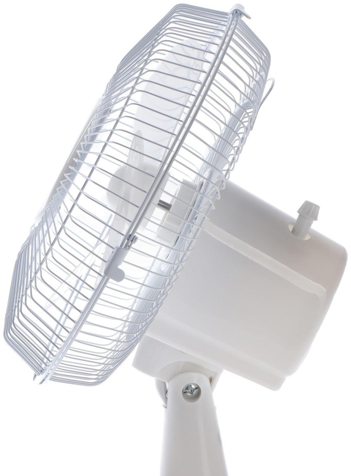 Вентилятор Centek CT-5006 White, настольный, 25 Вт, 27 см, 2 скорости, белый