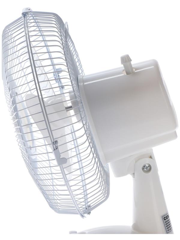 Вентилятор Centek CT-5006 White, настольный, 25 Вт, 27 см, 2 скорости, белый
