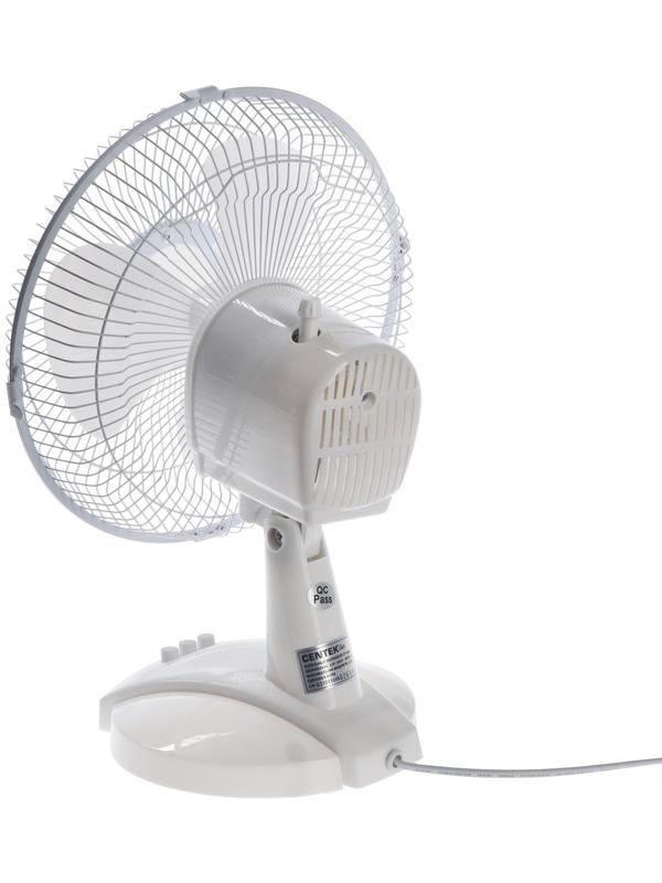 Вентилятор Centek CT-5006 White, настольный, 25 Вт, 27 см, 2 скорости, белый