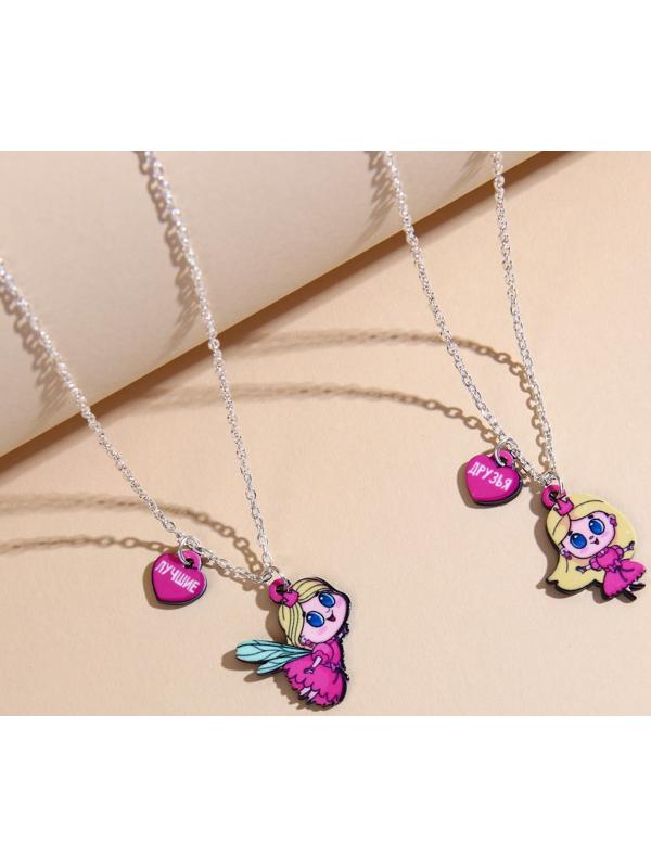 Кулоны парные подвески «Дружить-значит вместе»