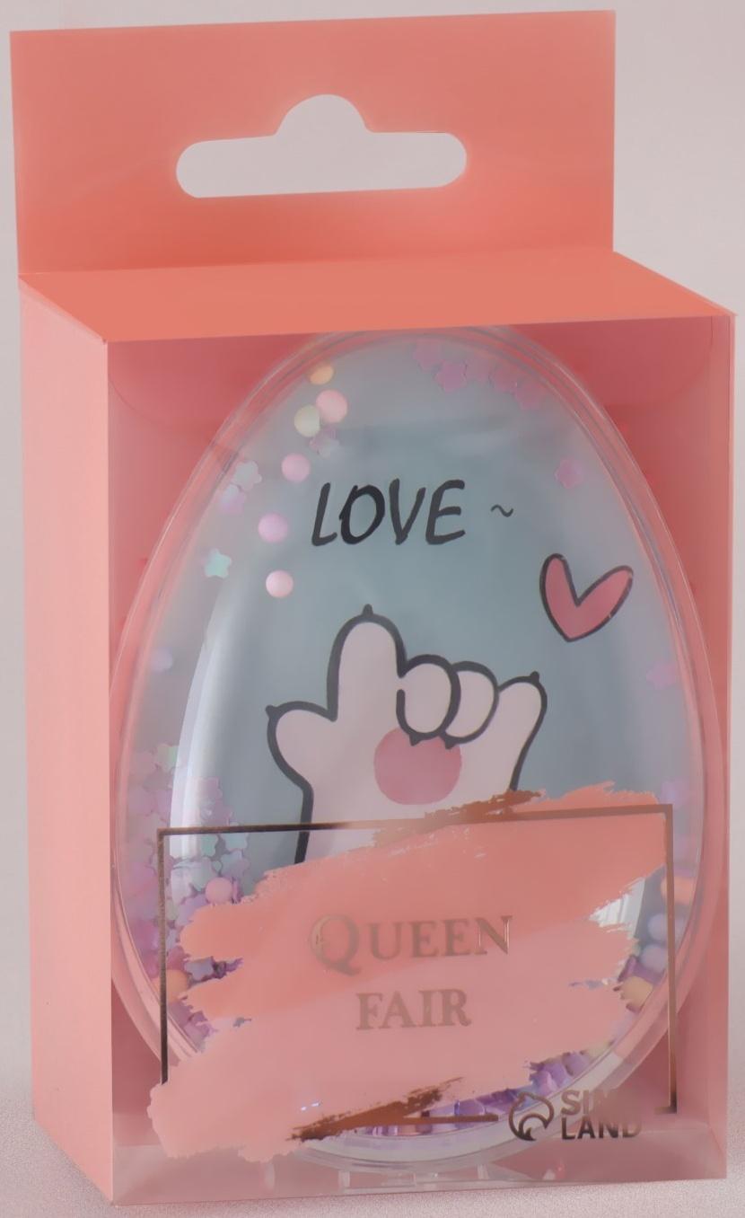 Расчёска-шейкер «Лапки», 5,5 × 9 см, цвет МИКС