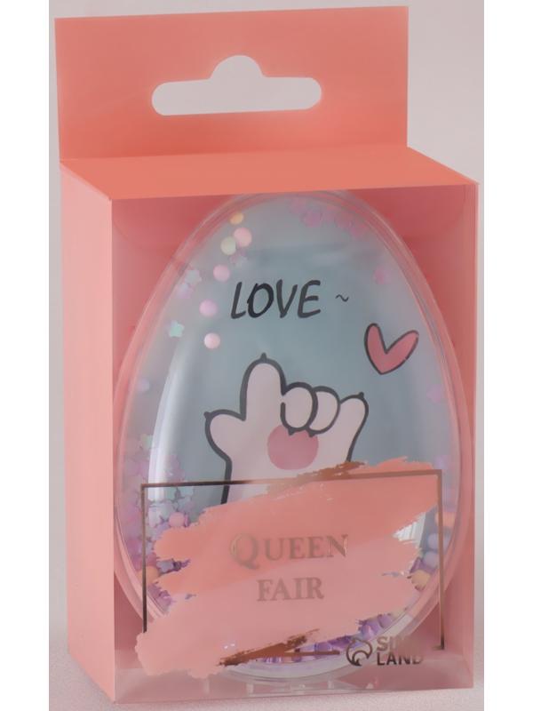 Расчёска-шейкер «Лапки», 5,5 × 9 см, цвет МИКС