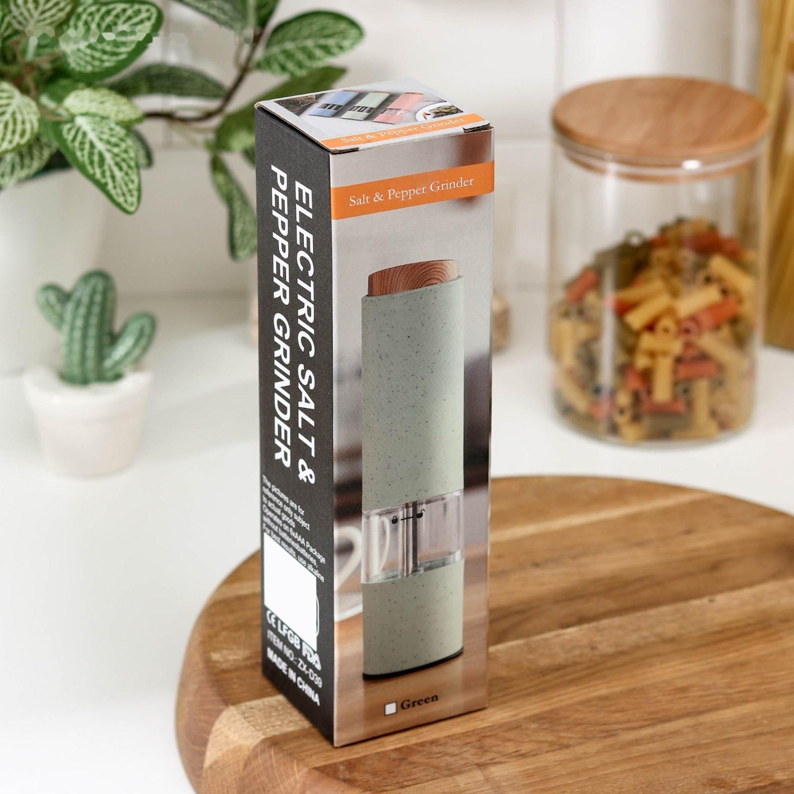 Мельница для специй Magistro Soft bamboo, керамический механизм, цвет белый