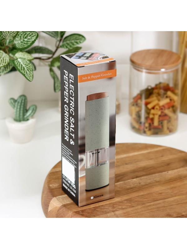 Мельница для специй Magistro Soft bamboo, керамический механизм, цвет белый