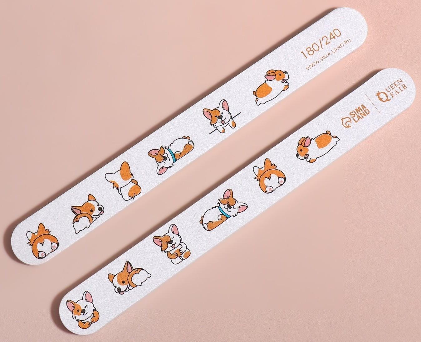 Пилка-наждак «Корги», абразивность 180/240, 18 см