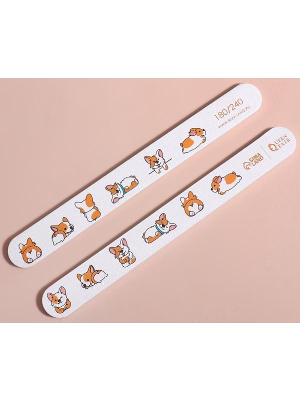 Пилка-наждак «Корги», абразивность 180/240, 18 см