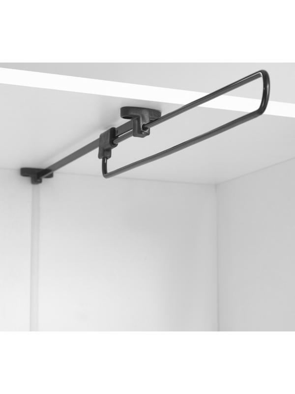 Шкаф 2х створчатый КЕОС с 3мя ящиками, 600х400х1800, Белый