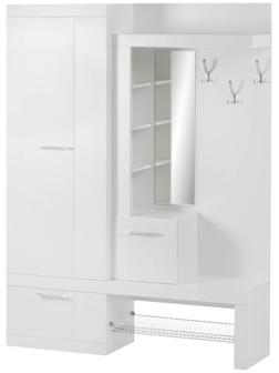 Прихожая Дуэт, 1500х380х2000, Белый