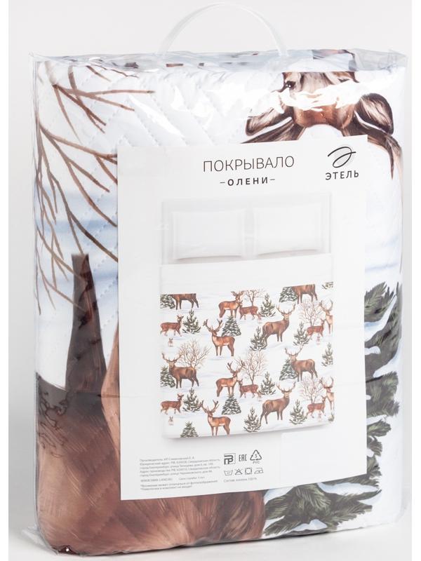 Покрывало Этель 2 сп Олени, 180х210 см