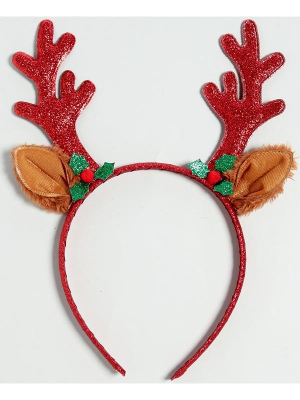 Карнавальный ободок «Рога» с ушками, цвета МИКС