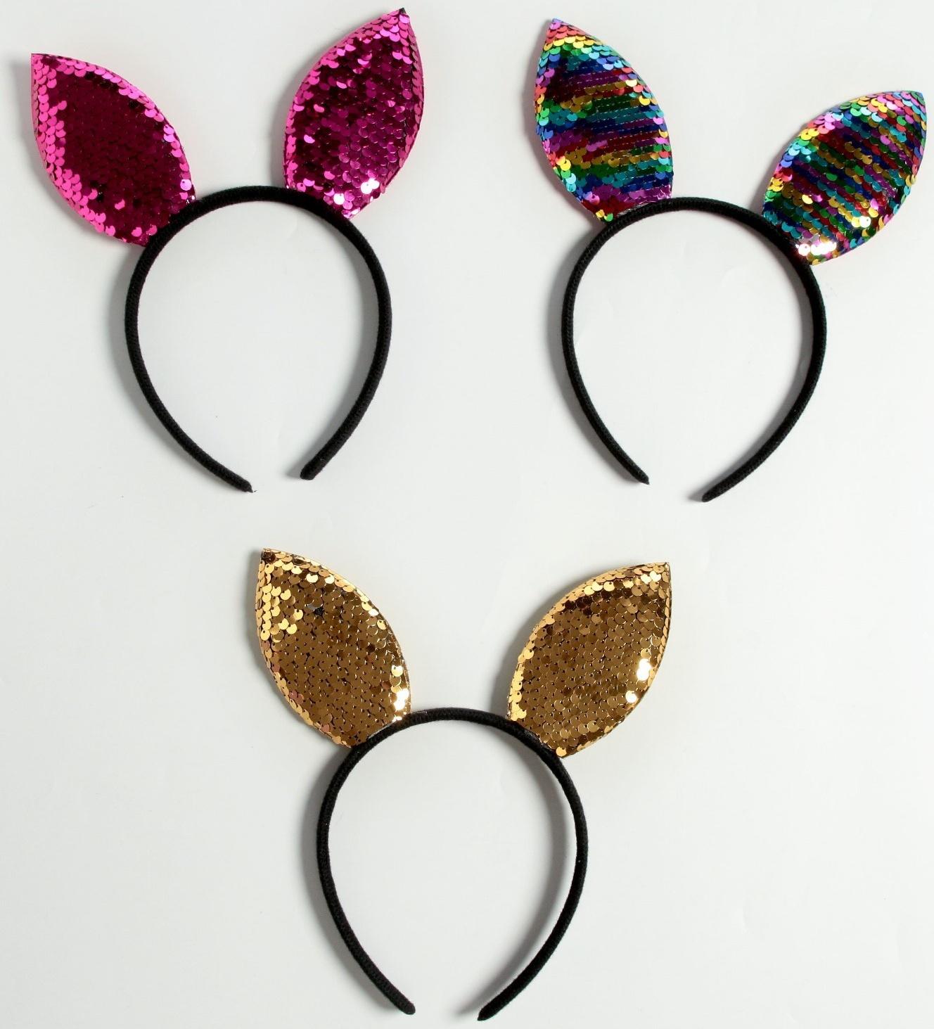 Карнавальный ободок «Зайка», цвета МИКС