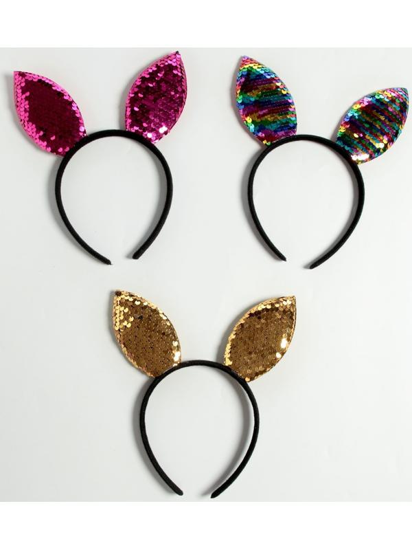 Карнавальный ободок «Зайка», цвета МИКС