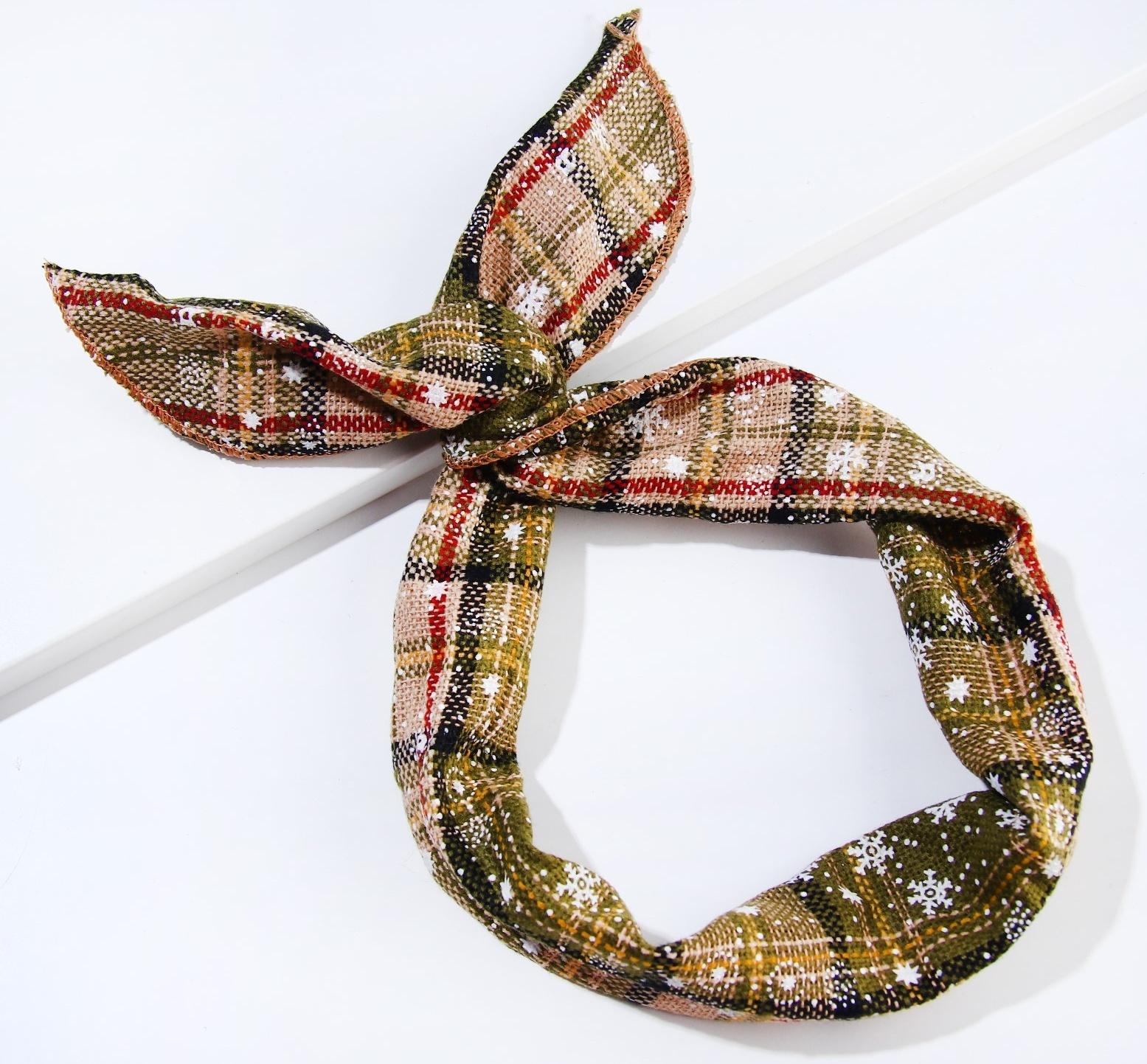 Повязка на голову «Время верить в чудеса», длина 80 см.