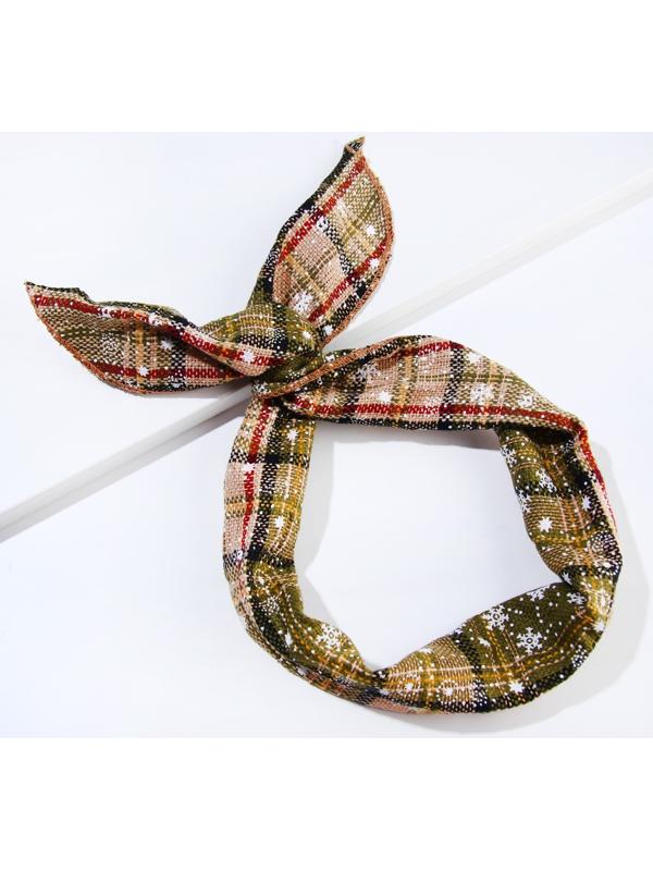 Повязка на голову «Время верить в чудеса», длина 80 см.