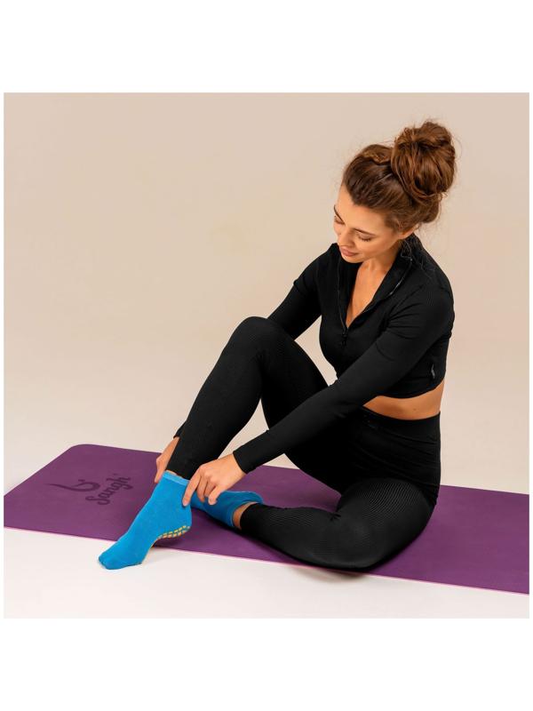 Носки для йоги Sangh, р. 36-41, цвет голубой