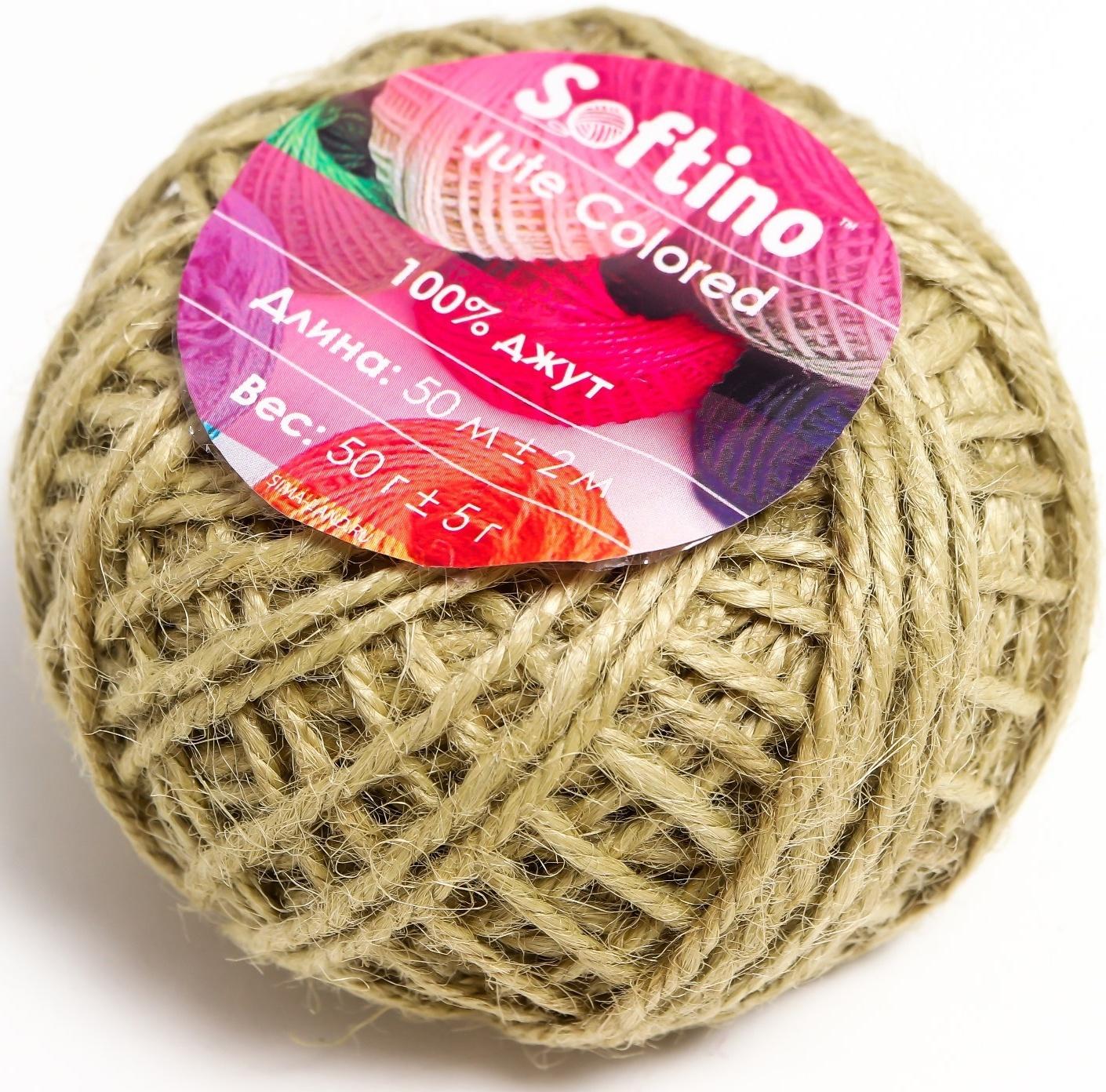 Пряжа 100% джут 