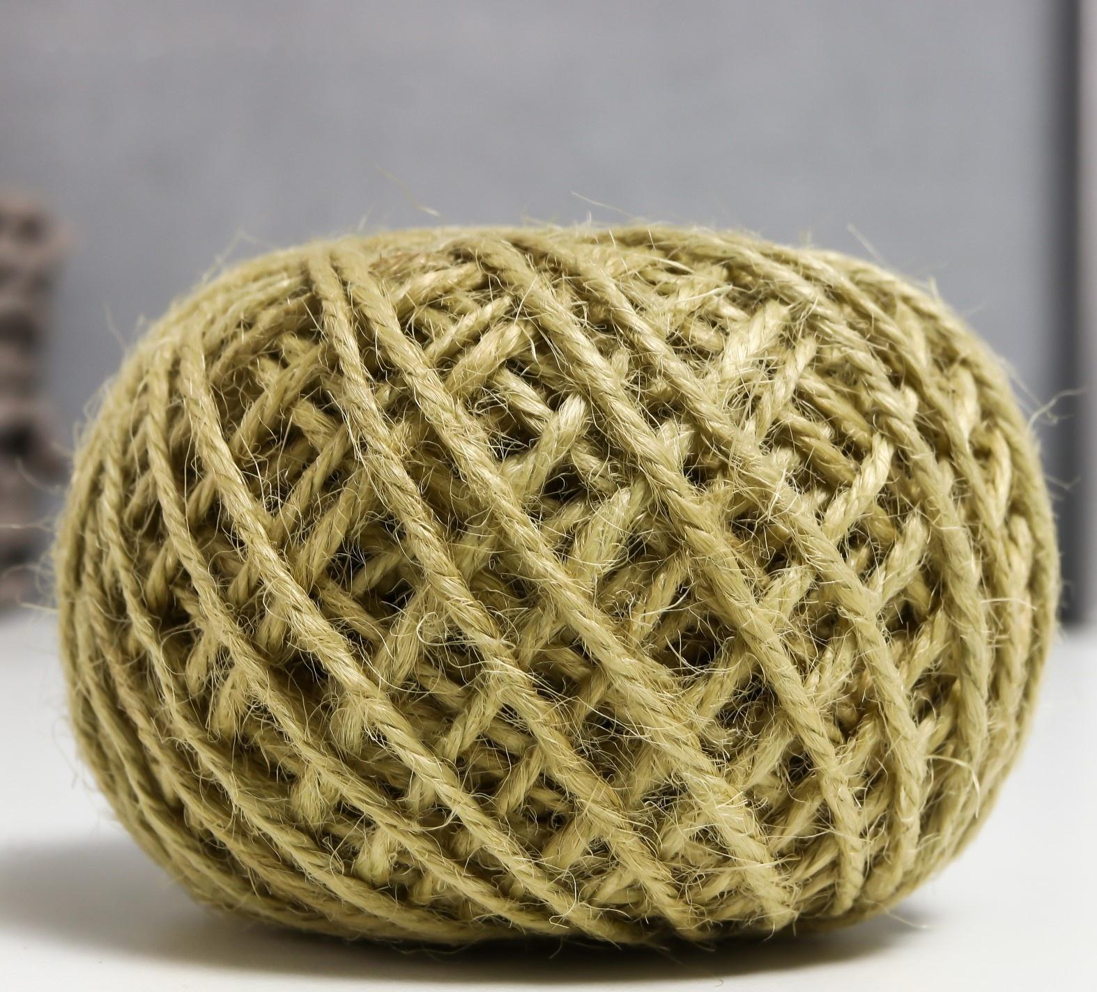 Пряжа 100% джут 