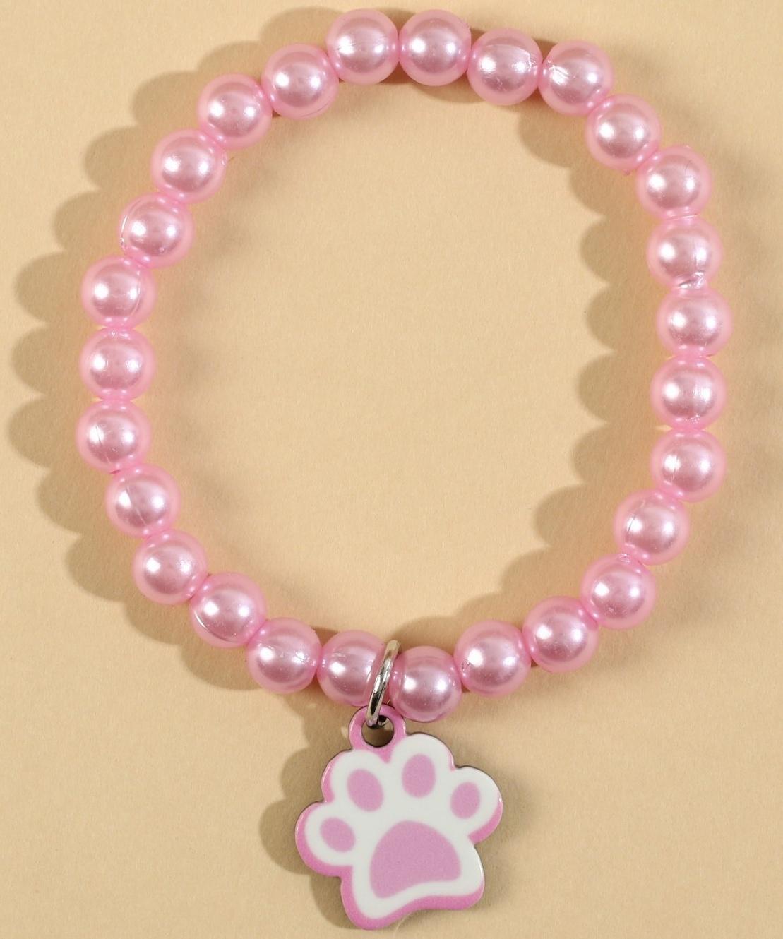 Набор бижутерии «Делай жизнь замурчательней» бусы и браслет