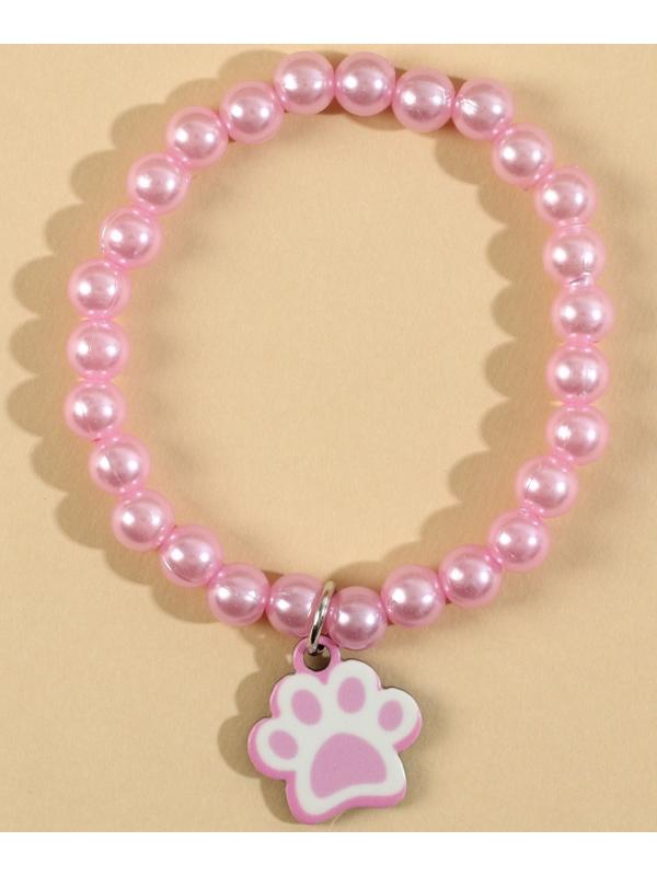 Набор бижутерии «Делай жизнь замурчательней» бусы и браслет