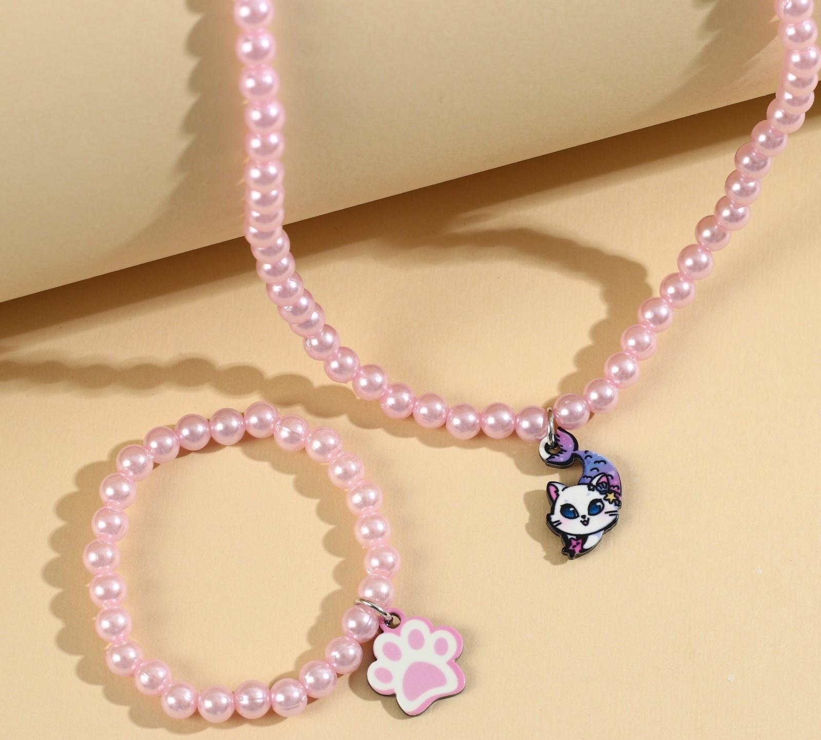 Набор бижутерии «Твои стильные сокровища» бусы и браслет