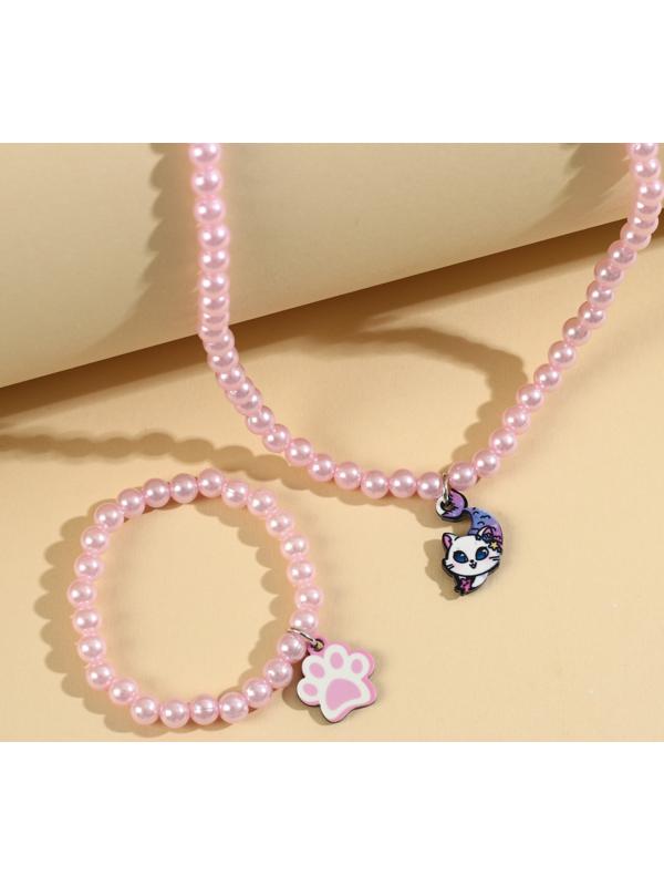 Набор бижутерии «Твои стильные сокровища» бусы и браслет