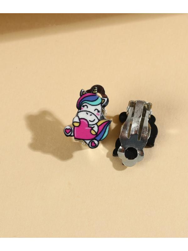 Набор бижутерии «Волшебной девочке» бусы и серьги-клипсы