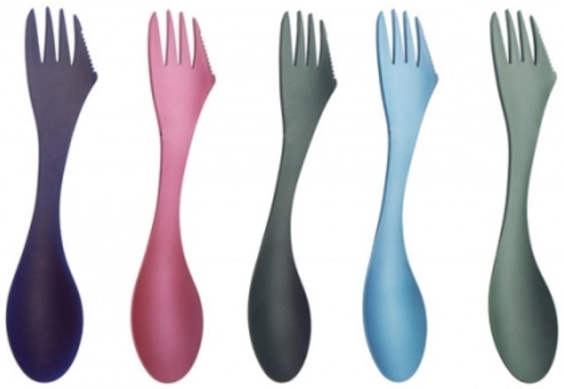 Ложка-вилка, цвет МИКС