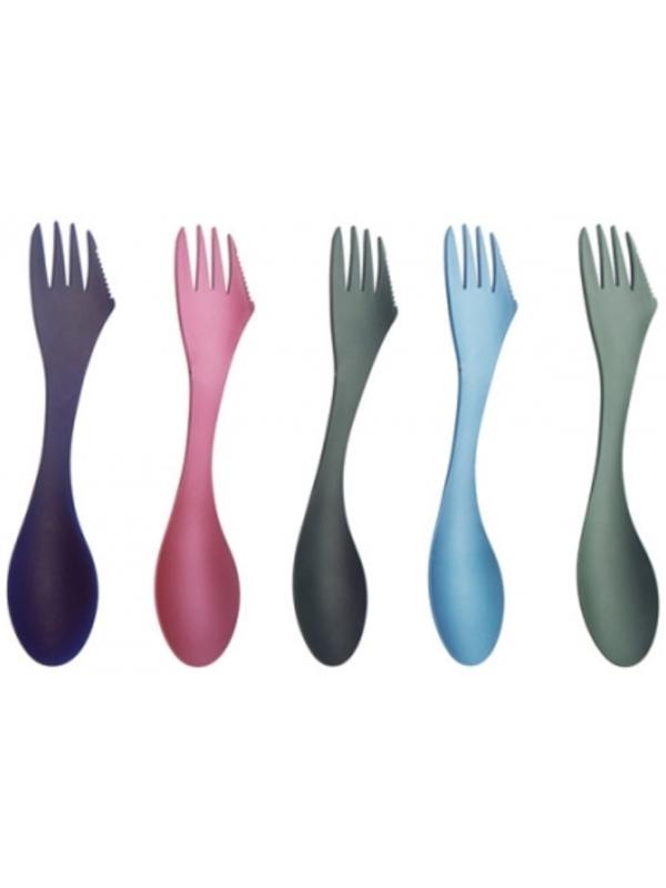 Ложка-вилка, цвет МИКС