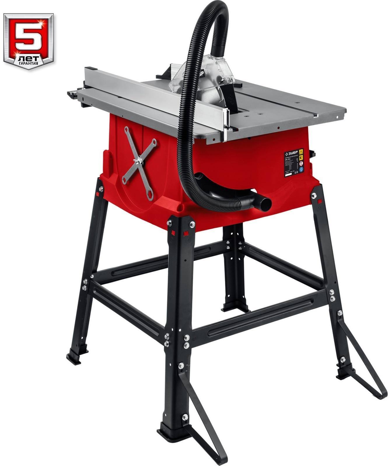 Станок распиловочный ЗУБР СРЦ-254с, 220 В, 1900 Вт, d=254х30, 24 зуба, станина