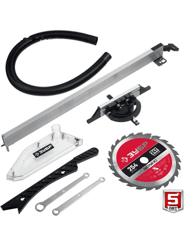 Станок распиловочный ЗУБР СРЦ-254с, 220 В, 1900 Вт, d=254х30, 24 зуба, станина