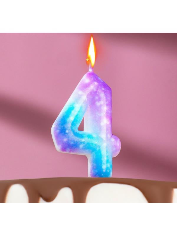 Свеча в торт на шпажке 