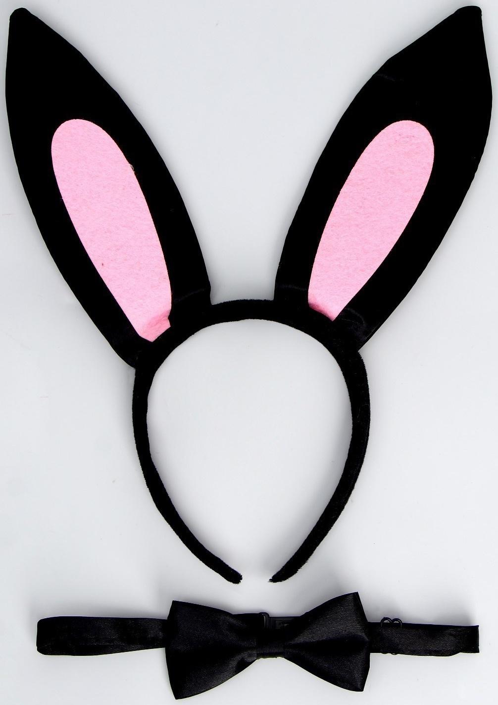 Карнавальный набор «Заюшка» (ушки+ бабочка)