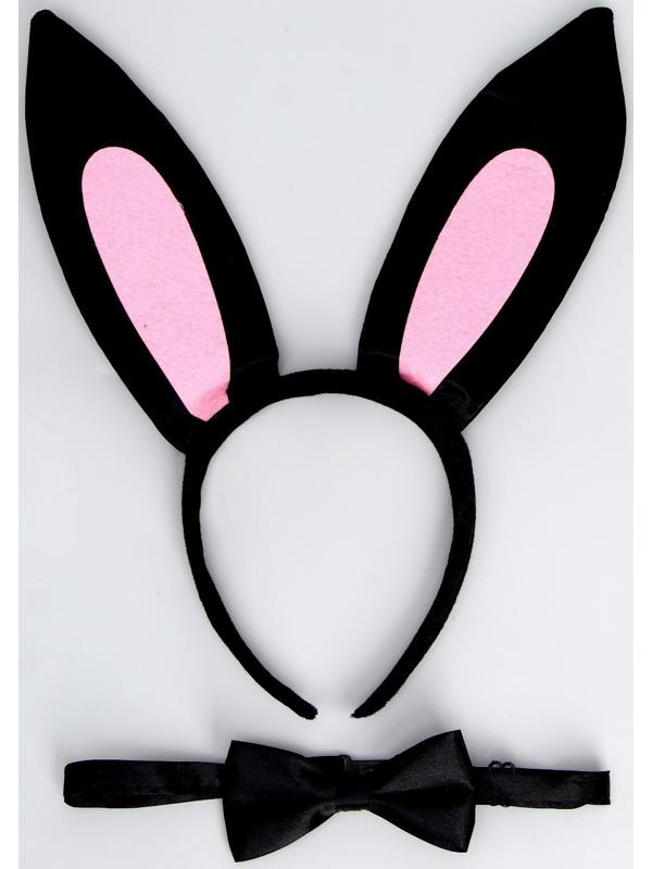 Карнавальный набор «Заюшка» (ушки+ бабочка)