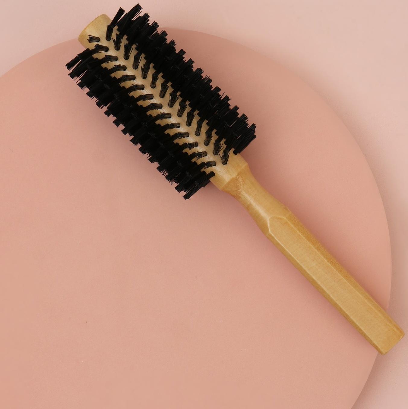 Брашинг «Натурель», d = 1,9/5 × 22 см, искусственная щетина, цвет «светлое дерево»