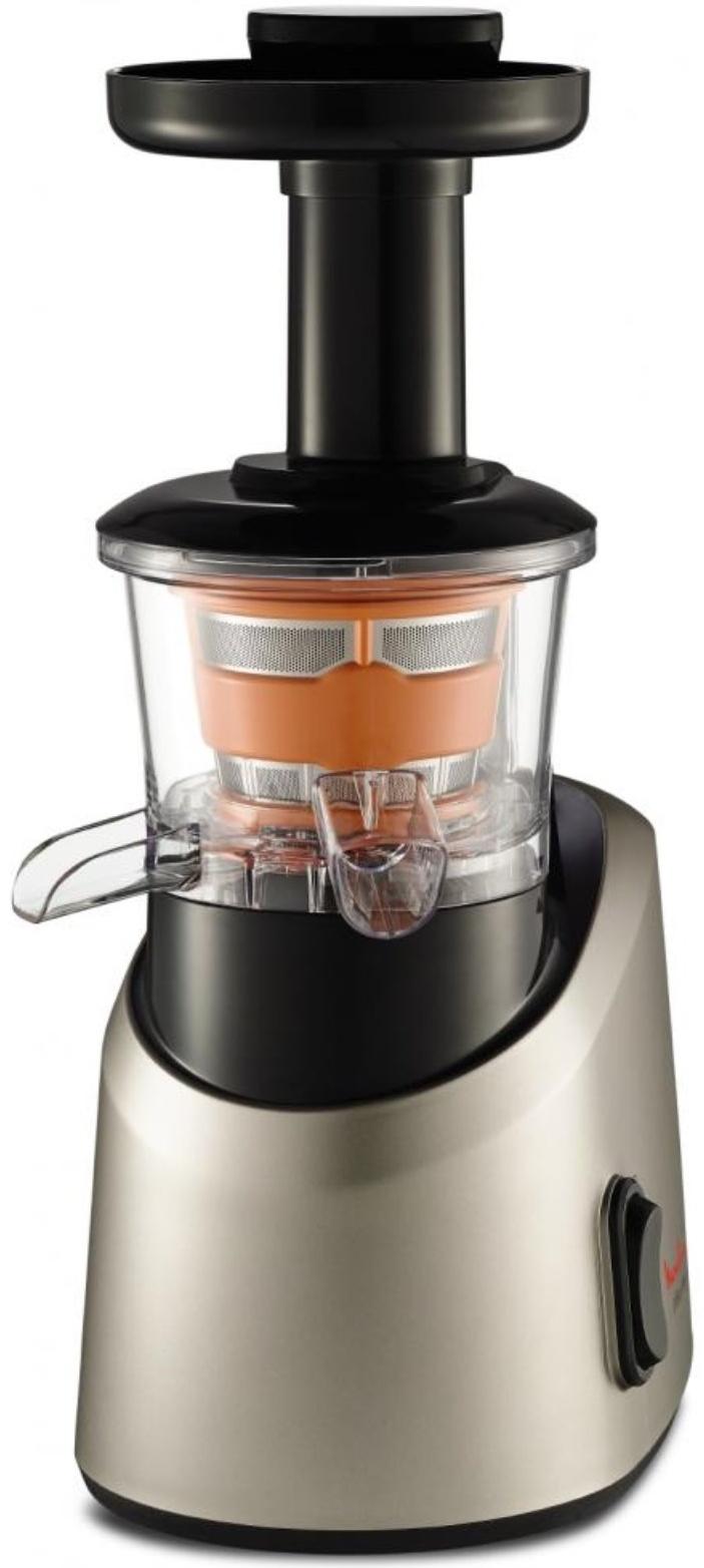 Соковыжималка Moulinex ZU255B10, шнековая, 200 Вт, 0.8 л, серебристая