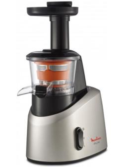 Соковыжималка Moulinex ZU255B10, шнековая, 200 Вт, 0.8 л, серебристая