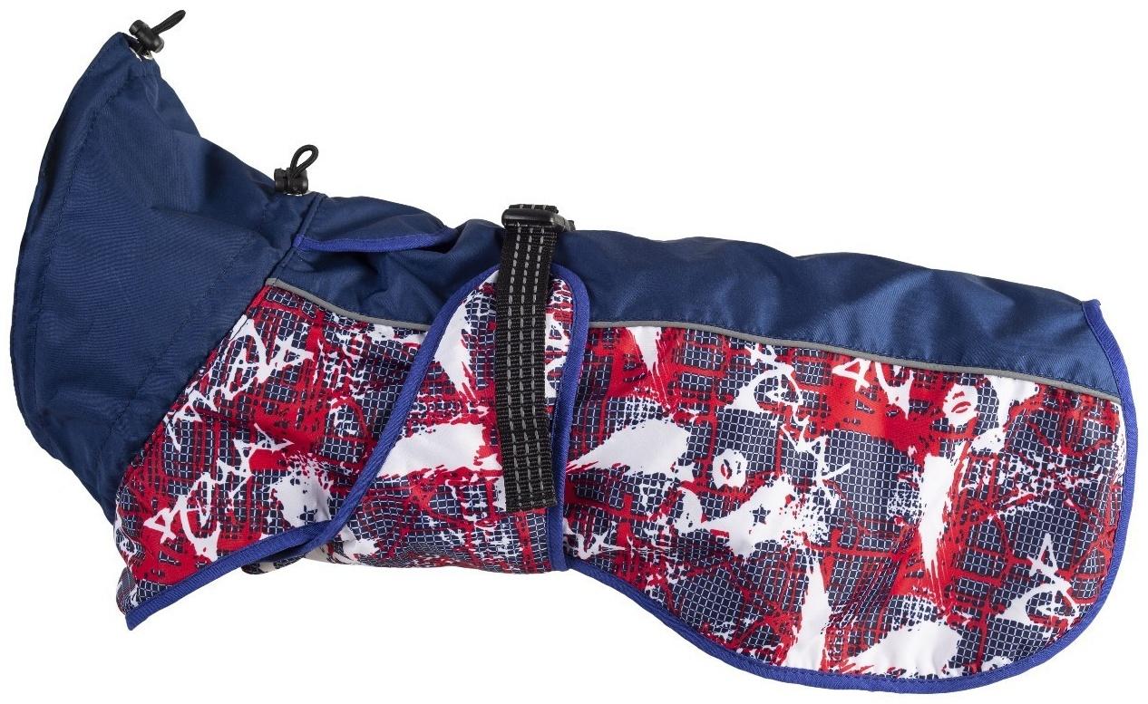 Попона для собак №4 с подкладкой из трикотажной сетки (ДС 40 см) красная