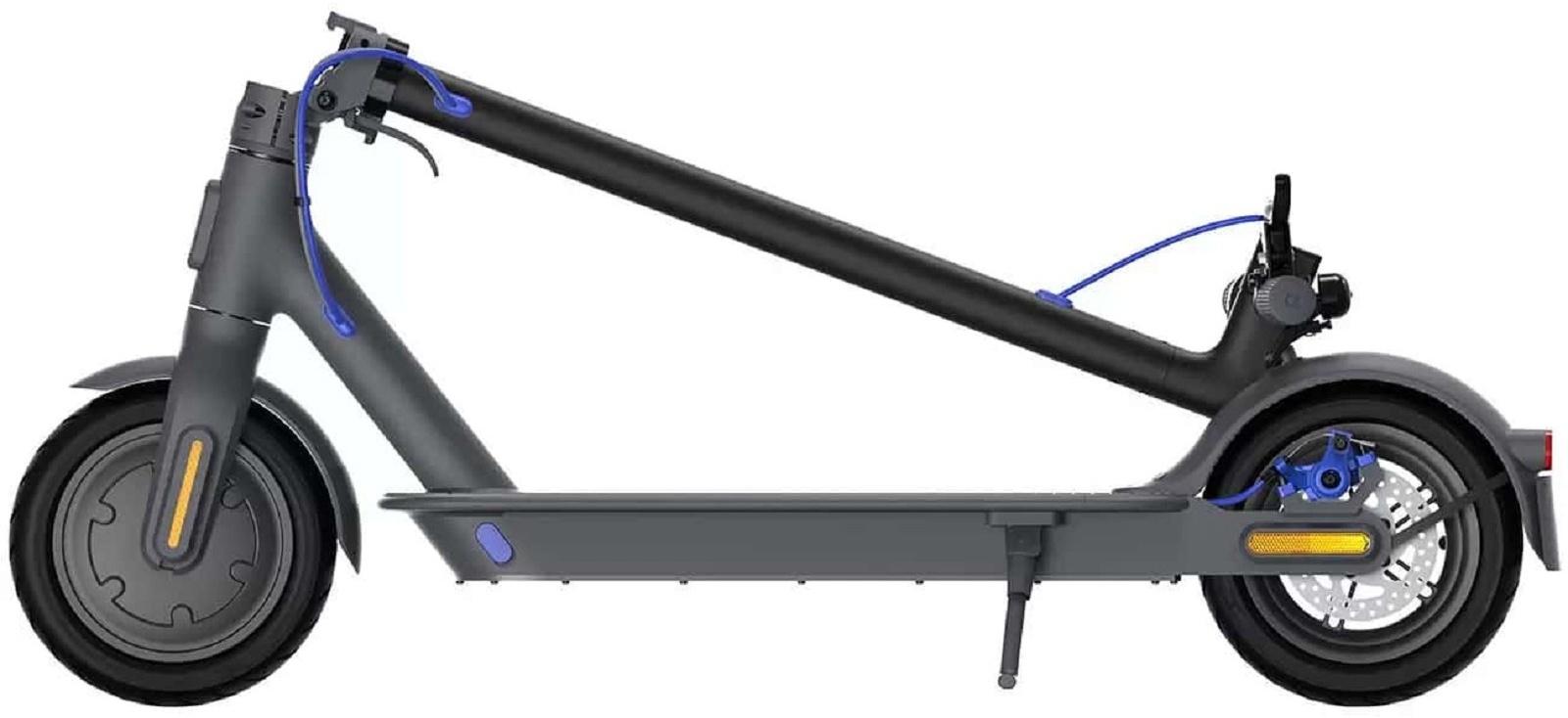 Электросамокат Xiaomi Mi Electric Scooter 3 (BHR4854GL), до 25 км/ч, 7650 мАч, IP54, черный