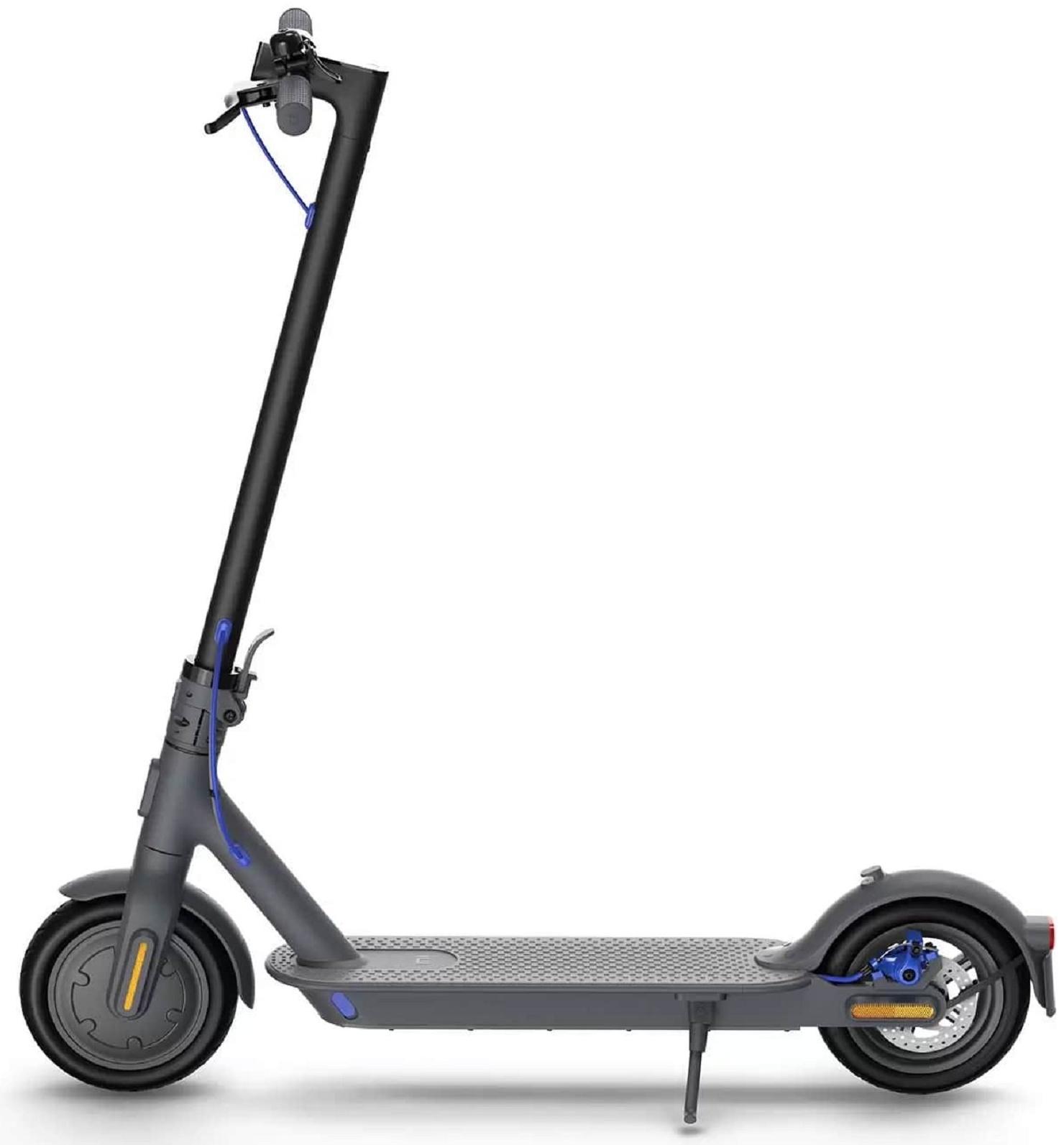 Электросамокат Xiaomi Mi Electric Scooter 3 (BHR4854GL), до 25 км/ч, 7650 мАч, IP54, черный