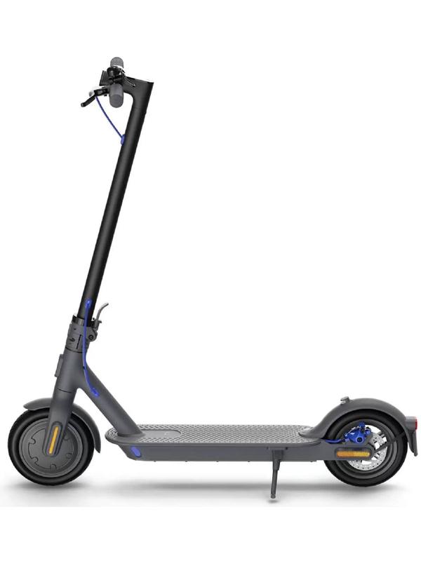 Электросамокат Xiaomi Mi Electric Scooter 3 (BHR4854GL), до 25 км/ч, 7650 мАч, IP54, черный