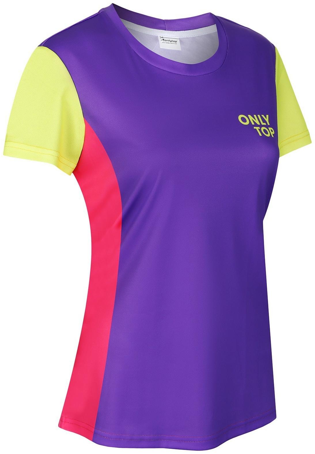 Футболка спортивная ONLYTOP woman, р. 42